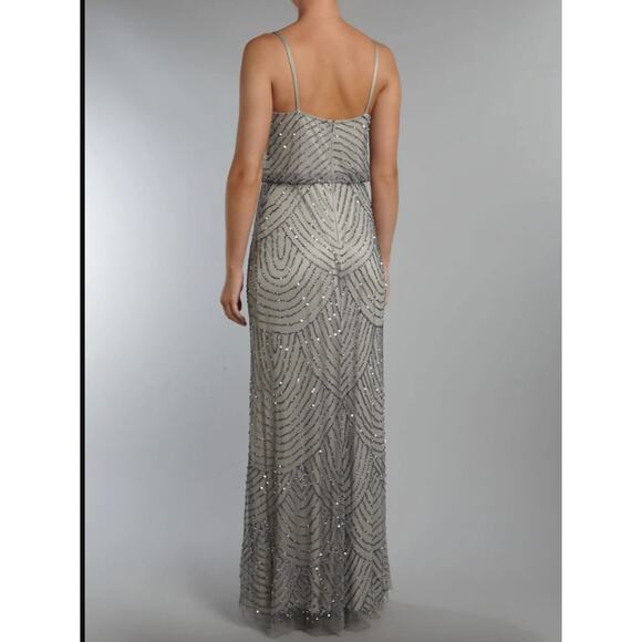 Elegant Beaded Evening Gown - Picture 9 of 10